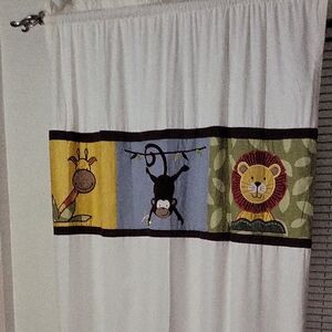 Sweet Jojo Zoo CURTAINS - SET of 2 panels